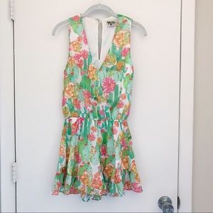 Show me your mumu cactus print romper
